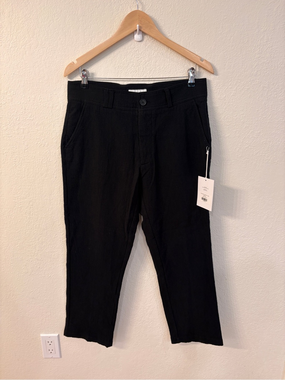 I Love Ugly Textured Slim Kobe Pants - NWT Black Medium